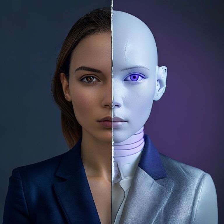 Sophie — half human, half AI agent